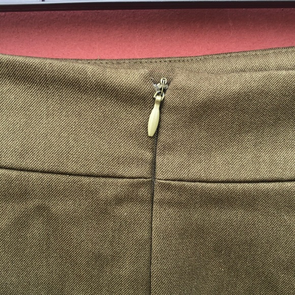 Antonio Melani olive green pencil skirt size 14 - Picture 3 of 4